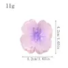 4cm Novo Clipe de Garra Pequeno em Formato de Flor Coração Petal Vendido Quente para Rabo de Cavalo Alto, Clipe Tiburón de Design de Nicho, Acessório de Cabelo Transfronteiriço para Mulheres