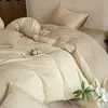 Sensación de Nube - Juego de Ropa de Cama Jacquard de Algodón Puro, 100% Algodón, Funda Nórdica de 600 Hilos, Estilo de Lujo Ligero, Ropa de Cama de Diseño Sencillo
