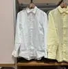 Camisa de lino francés de manga larga para hombre y mujer, lino 26 top ligero de verano 482437 485656