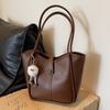 Bolso Tote de Gran Capacidad para Mujer, Nuevo Estilo Versátil de Alta Gama Otoño/Invierno 2026, Adecuado para Estudiantes Universitarias, Bolso de Hombro para Viajes Diarios