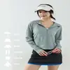 Ropa de Protección Solar de Nuevo Estilo, Ropa de Yoga, Chaqueta Cardigan con Cremallera Deportiva para Correr y Fitness para Mujer, Ropa de Protección Solar Anti-UV