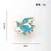 Nuevo broche de metal lindo de dibujos animados de comercio exterior, pin de insignia de aleación personalizado de moda ins japonesa para mujer
