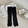 Calcetines Miu-Style de Dedos Separados para Mujer, Verano Finos Absorbentes de Sudor Transpirables de Dos Dedos, Estilo Coreano Color Sólido Versátiles Acanalados Holgados