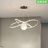 [Wow] Lámpara de araña escandinava creativa de luna lámpara LED moderna casual para dormitorio bar 2025 nueva