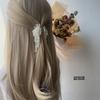 Hada esta borla de perlas de hadas pequeño clip de agarre lujo ligero alto sentido clip para el cabello media coleta pesado hecho a mano clip de cristal al por mayor
