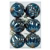 Amazon Transfronteiriça Nova Bola de Natal 6cm Formato Especial Pintada Plástico Galvanizado Conjunto de Bolas Caixa de PVC Decoração