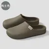 Pantuflas de EVA de punta cerrada para mujer, uso interior en casa en verano, suela suave, antideslizantes, transpirables, cómodas, venta al por mayor para hombres