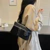 Bolsa de Ante Flocado para Mujer 2026 Nuevo Otoño Retro Gorpcore para el Trabajo Pequeña Bolso de Hombro Cruzado