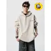 Sudadera con capucha bordada con letras de peso pesado americano para hombre, Otoño, Marca de moda, Holgada, Informal, Sudadera con capucha deportiva, Top