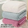 Envío Transfronterizo Toalla de Coral Fleece, Toalla de Espiga de Trigo, Toalla Absorbente para Adultos y Niños, Toalla Facial, Toalla de Baño Grande