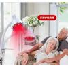 Salón de belleza lámpara eléctrica de calor para hornear tubo telescópico doble cabezal ajustable libremente elevación ajuste manual de temperatura con polea lámpara de hornear venta al por mayor