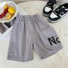 8039 Shorts para Niños Pantalones de Verano para Niños Pantalones Versátiles de Cinco Puntos 2026 Nuevos Pantalones Cargo Finos de Verano