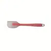 Suministros del Fabricante Espátula de Silicona Semitransparente Integrada, Cuchillo Mezclador de Crema para Hornear Pasteles, Espátula Pequeña Semitransparente de 21 cm