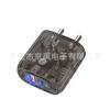 Cargador de dedo A C negro transparente con cabezal de carga rápida qc3.0 de 25w12w para teléfonos Apple Android