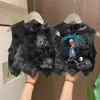 Chaleco Exterior de Algodón Puro Tie-Dye de Verano para Niños 2026 Nuevo Estilo Camiseta para Niños Top Elegante