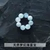 Nuevo colgante de cuenta redonda de cuarzo rutilado dorado natural estilo chino accesorios para pulsera creativa DIY al por mayor