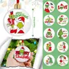 Nuevas Decoraciones Navideñas Atmósfera Festiva Adornos Colgantes Transfronterizos Fiesta Árbol de Navidad 2D Decoraciones Acrílicas
