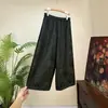 Pantalones Casuales Verdes Retro Estilo Chino Nuevo Zhi Li Verano 2026 Nuevo Estilo Nacional Cintura Elástica Pantalones de Lujo Ligero para Mujer
