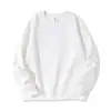 Sudadera Texturizada Versátil Cuello Redondo Snowflake Gray 400g para Hombre, Sin Capucha, Manga Larga de Pareja, Corte Holgado, Algodón Chino, Casual