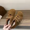 Zapatos Planos Retro Negros Pequeños de Cuero para Mujer Otoño e Invierno 2025 Zapatos con Forro de Piel Sintética Profunda Mocasines Planos de Gamuza