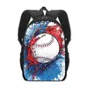 Mochila de Comercio Exterior de Amazon, Bolso Escolar Estudiantil con Temática de Béisbol, Gran Capacidad, Resistente al Agua, Bolso Casual de Viaje, Bolso para Computadora