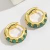 Amazon Novos Brincos de Zircônia Banhados a Cobre Vintage Ouro 14K Real Platina Real Brincos de Boutique Brincos Joias Mulheres