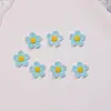 Flores de Margarita Pequeñas, Accesorios para Uñas con Flores de Jazmín Frescas, Piezas Pequeñas de Resina Tridimensionales, Aretes DIY, Decoraciones de Uñas Portátiles