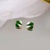 Brincos de Pérola Coreanos de Alta Qualidade 2026, Agulha de Prata Estilo Vintage Chanel Diamante Colorido Estrela de Oito Pontas Brincos de Tarraxa Atacado