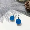 10Suministro para Transmisiones en Vivo de Comercio Electrónico: Aretes Cuadrados de Cristal para Dulces Chapados en Oro Cobre, Color Plateado, Sin Diamantes, Moda Geométrica