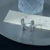 Brincos Poligonais de Diamante de Alto Padrão para Mulheres, Design de Nicho, Estilosos e Modernos, com um Toque Elegante e Sofisticado