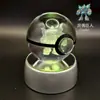Adorno de Bola de Cristal de Elfo de Bolsillo 3D Pichu Bulbasaur Periférico de Pokemon Regalo de Cumpleaños