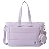 Bolso bandolera para madre y bebé, diagonal, para mujer, relleno de algodón, cómodo, bolso de mano, gran capacidad, bolsa para pañales de bebé, aislamiento térmico