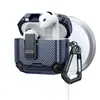 Adequado para Estojo de Fone de Ouvido Bluetooth Sem Fio Apple AirPods 4 com Fixação Magnética e Suporte Automático, Estojo Protetor Anti-Queda Pro2