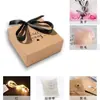 [Caja de Regalo con Cinta] Caja de Regalo Cuadrada Bendición del Día de la Mujer Caja de Regalo Coreana Tacones Altos Lápiz Labial Regalo