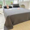 Sencillo a cuadros color sólido algodón lavado sábana funda de almohada sábana individual cama individual dormitorio juego de tres piezas venta al por mayor de fábrica