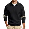 2026 Amazon Mais Vendido Hoodie Pesado Americano Outono Estação Independente Masculino Simples Casual Trabalho Bloco de Cores Lapela