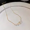 Colar com Pingente de Pinha de Resina e Corrente de Aço Titânio Estilo Coreano Doce Cool Simples Versátil Corrente de Suéter Joias de Temperamento Personalizadas