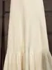 Falda de Punto Plisada Cola de Pez para Mujer, Falda de Cintura Alta de Longitud Media para Primavera, Otoño e Invierno, con un Diseño Elegante y Dobladillo Ancho, Adecuada para Usar en Capas o Sola