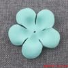 Accesorios de joyería de flores para bricolaje, horquillas hechas a mano, 5 piezas de flores de malla con borde quemado, hojas de flores, venta al por mayor