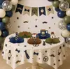 Artículos Decorativos Retro Británicos Más Vendidos de Amazon para Fiestas de Cumpleaños, Juego de Pancarta de Letras a Cuadros