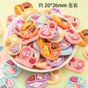Pan de Chocolate Simulado, Tartaletas de Huevo, Galletas, Juguetes de Comida, Juguetes Hechos a Mano para Armar, Accesorios de Resina, Adornos Miniatura Tridimensionales