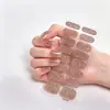Pegatinas para Uñas con Purpurina de Color Sólido Sin Hornear Removibles Pegatinas para Uñas con Pegamento de Gelatina Suministro Directo de Fábrica Origen Seguras para Mujeres Embarazadas