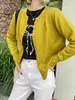 Tejido de punto de nicho estilo coreano con bordado, perfecto para otoño e invierno, ofreciendo un diseño chic, estilizado y sofisticado
