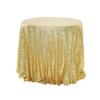 Decoración de Banquete de Boda de Hotel Europeo Transfronterizo Redondo Estilo Ins Comedor Poliéster Mantel Cuadrado Mesa de Postres Dorada Mantel Redondo