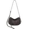 Bolso de Mujer 2026 Nuevo Estilo Bolso de Mujer Otoño/Invierno Cuero Genuino Bolso Dumpling Gamuza Tacto de Alta Gama Bolso de Hombro Único Cruzado
