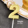 Estilo Ins Desenho Animado Decoração de Bolo de Aniversário Vela Flor Chapéu de Festa Urso Rosto Sorridente Coração Velas de Aniversário para Crianças