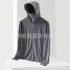 Comercio Exterior Verano Nuevo Sudadera con Capucha Americana Transfronteriza de Moda Tesoro Nacional Cárdigan con Cremallera Camisa con Capucha de Color Sólido