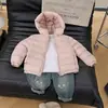 Ropa de algodón acanalada para niños otoño e invierno nueva chaqueta de algodón cálida y fina de alta calidad para niños medianos y grandes ropa de algodón para niños