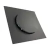 Dren de Piso Rebotante de Acero Inoxidable Negro para Baño Inodoro Operado con Pie a Presión Anti-Insectos Anti-Olores Sellado