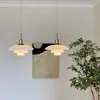 Lámpara Colgante de Vidrio Ph3 Bauhaus de Diseñador Danés para Dormitorio, Estilo Nórdico, Lámpara UFO de Hotel de Moda, Lámpara Colgante Decorativa de Lujo